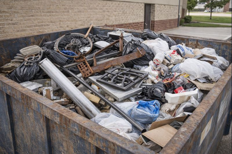 Dumpster contaminated with metal causing disposal and compliance problems